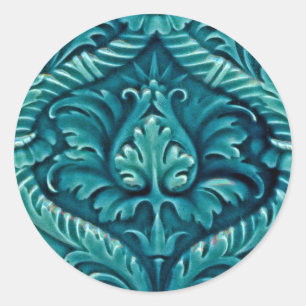 Adesivo O azulejo do vintage projeta artes e arte Nouveau