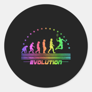 Adesivo O Badminton Evolui O Trapaceiro Masculino