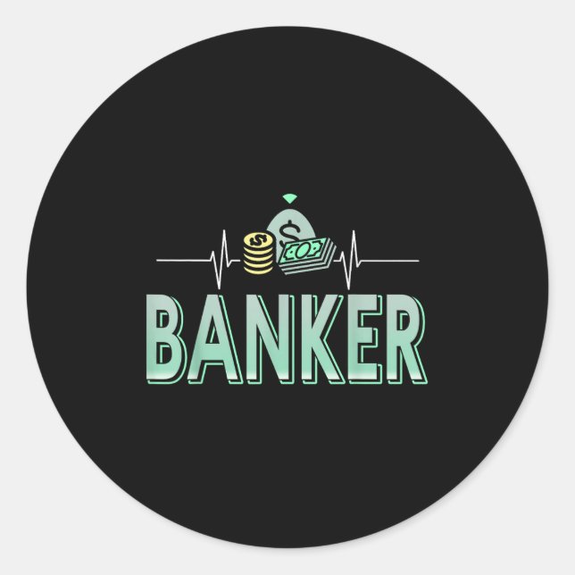 Adesivo O Banco Me Leva Dinheiro É O Meu Pulso (Frente)