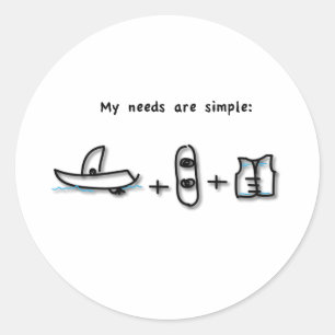 Adesivo O barco é tudo que eu preciso