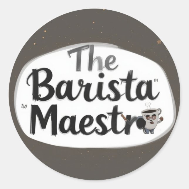 Adesivo O Barista Maestro (Frente)
