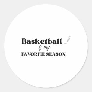 Adesivo O Basquete É A Minha Época Favorita 2