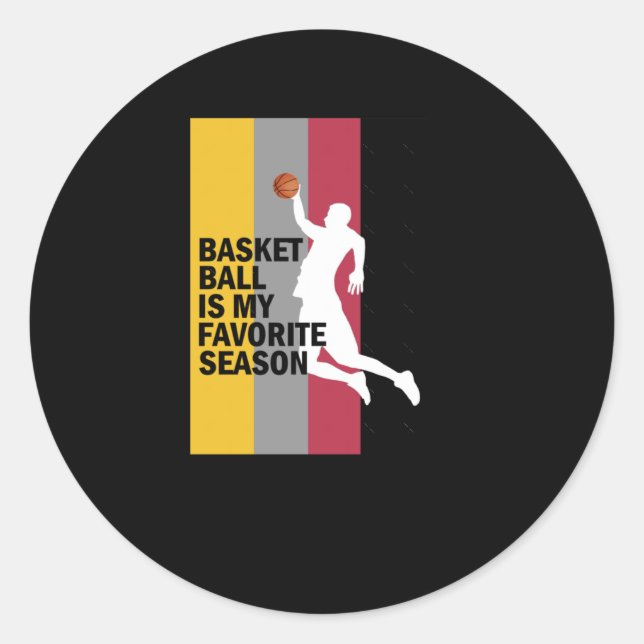 Adesivo O Basquete É A Minha Estação Favorita 10 (Frente)