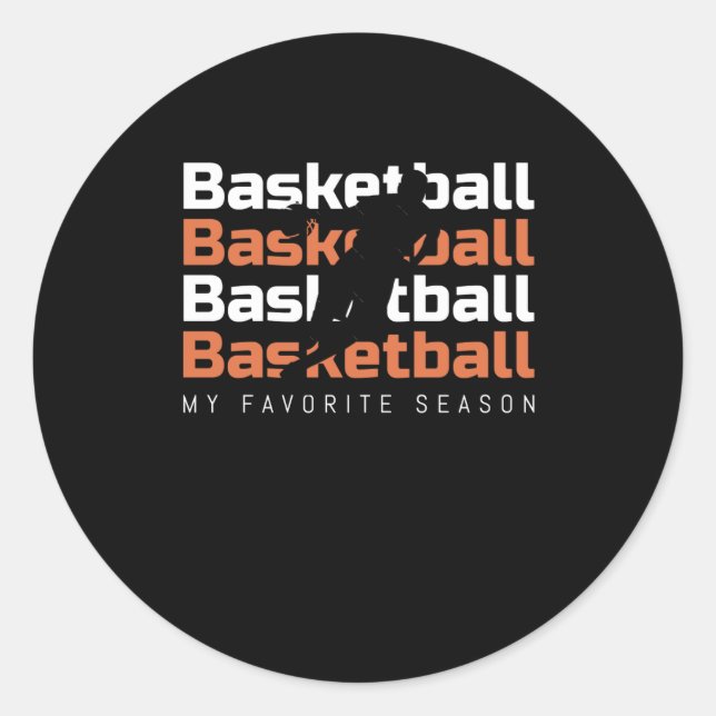 Adesivo O Basquete É Meu Basquete Favorito (Frente)