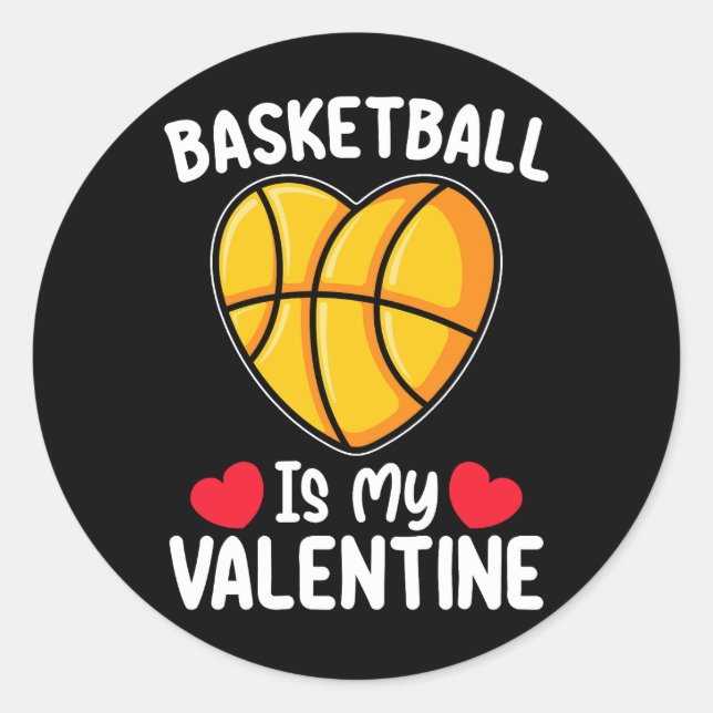Adesivo O Basquete É O Meu Esporte De Valentia (Frente)