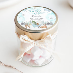 Adesivo O bebê é frio fora do Chá