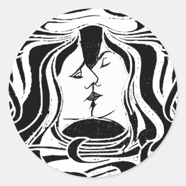 Adesivo O Beijo (Frente)