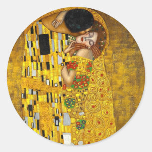 Adesivo O beijo por Gustavo Klimt
