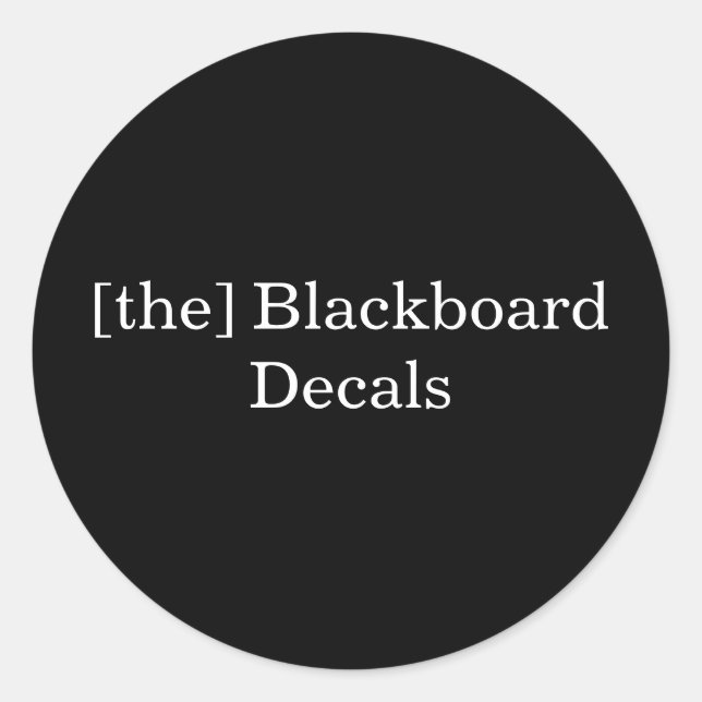 Adesivo [o] Blackboard Decals Sticker (Frente)
