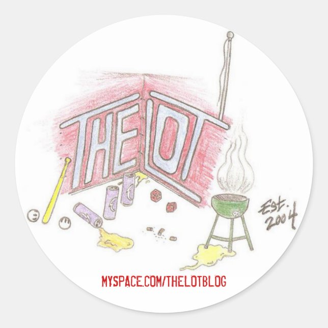 Adesivo O Blog Sticker (Frente)