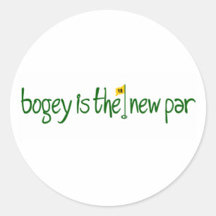 Adesivo O Bogey é a paridade nova