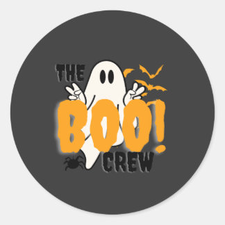 Adesivo O Boo Crew Orange Halloween