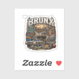Adesivo O Bronx New York Boogie Down Colagem Urbana