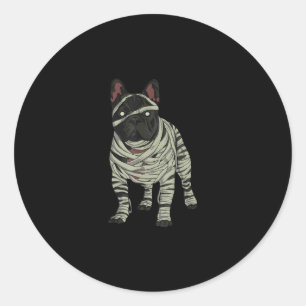 Adesivo O Cachorro Bulldog Francês Mummy Halloween Gift