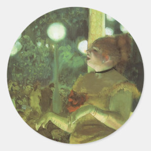 Adesivo O Cafe Concert por Edgar Degas, Arte Fino Vintage