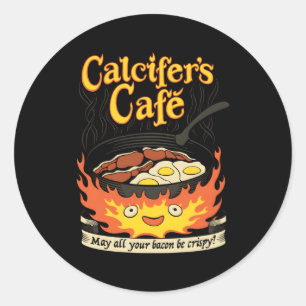 Adesivo O Café De Calcifer Pode Todos Os Seus Ovos De Baco