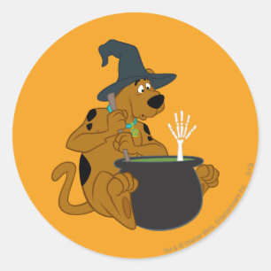 Adesivo O caldeirão da bruxa de Scooby-Doo
