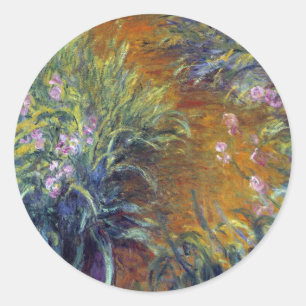 Adesivo O Caminho através das Íris por Claude Monet
