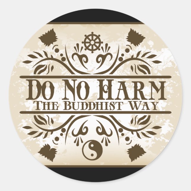 Adesivo O caminho budista (Frente)