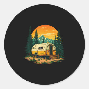 Adesivo O camping é minha terapia