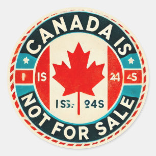 Adesivo O Canadá não é a vendedora do orgulho canadense