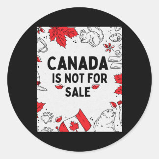 Adesivo O Canadá Não Está À Venda - Iluxúria Patriótica Ca