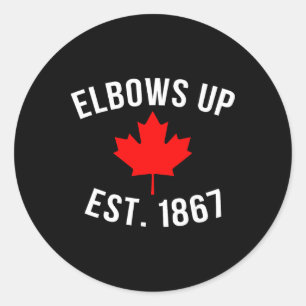 Adesivo O Canadá pró-ativo estabelecido em 1867