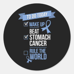 Adesivo O Cancer do estômago do acordar bate o dia 1