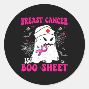 Adesivo O cancer É A Folha De Boo, O Groovy Rosa É Louco P