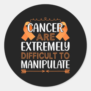 Adesivo O cancer É Extremamente Difícil De Manupular O Mun