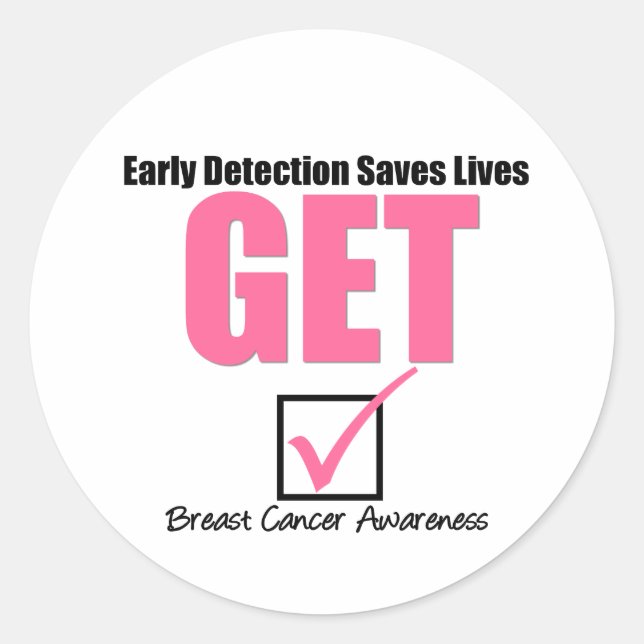 Adesivo O cancro da mama obtem v4 verificado (Frente)