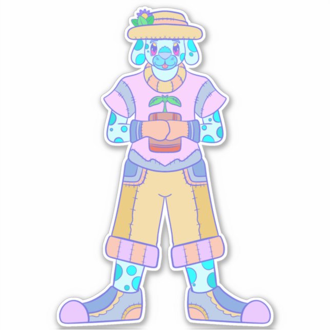 Adesivo O Cão Feliz (Frente)