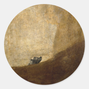 Adesivo O cão (pinturas pretas) por Francisco Goya 1820