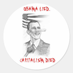 Adesivo O capitalismo morreu