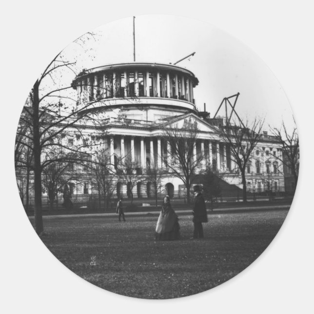 Adesivo O Capitólio em Washington D.C. (Frente)