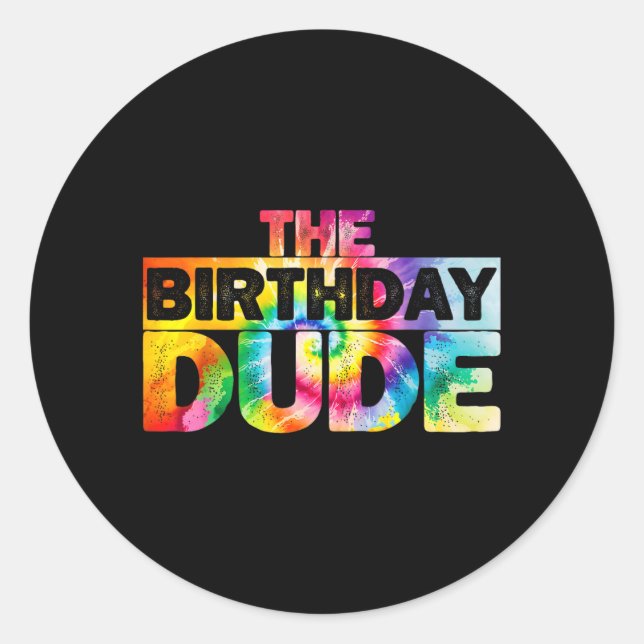 Adesivo O Cara do Aniversário (Frente)