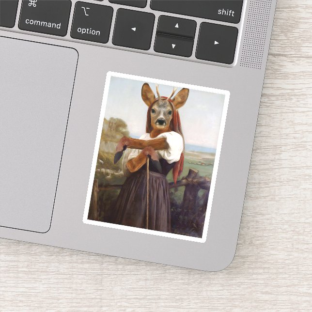 Adesivo O Caro Pastor de Bouguereau (Detalhe)