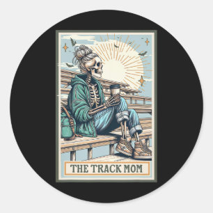 Adesivo O Cartão de Tarô Skeleton da Track Mãe em Execução