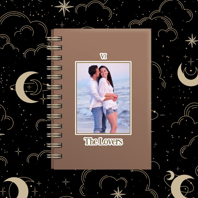 Adesivo O Cartão Tarot dos Amantes | Foto de Casal feliz (Notebook)