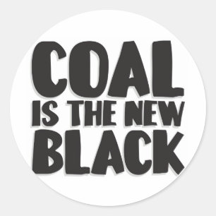 ADESIVO O CARVÃO É O PRETO NOVO
