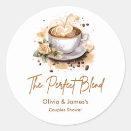 Adesivo O Casal de Noivos Chá de Bebê The Perfect Blend Co