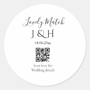 Adesivo O casamento de adicionar nome do casal Detalhes da