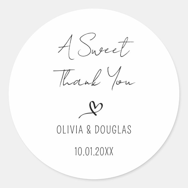 Adesivo O casamento moderno favorece o presente do Noivado (Frente)