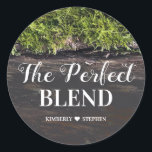 Adesivo O Casamento Perfeito Da Mistura<br><div class="desc">Os Autocolantes Perfeitos De Casamento De Mistura</div>