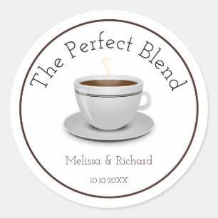 Adesivo O Casamento Perfeito De Café