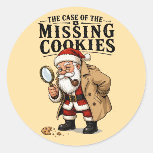 Adesivo O Caso dos Biscoitos Perdidos do Papai Noel