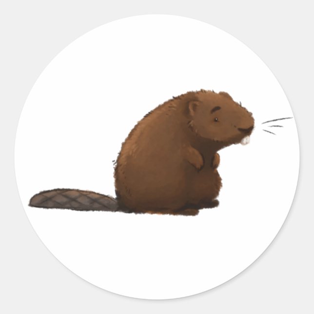 Adesivo O castor (Frente)