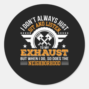 Adesivo O cavaleiro da motocicleta do motociclista não