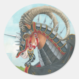 Adesivo O Cavalo de Guerra de Sir Gawain Gringolet