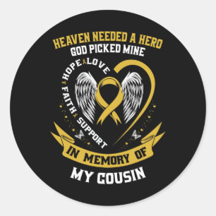 Adesivo O Céu Precisava de um Herói Deus Escolheu o Primo
